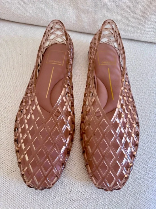 Dolce Vita Jam Mocha Jelly Flats - Picture 7 of 10